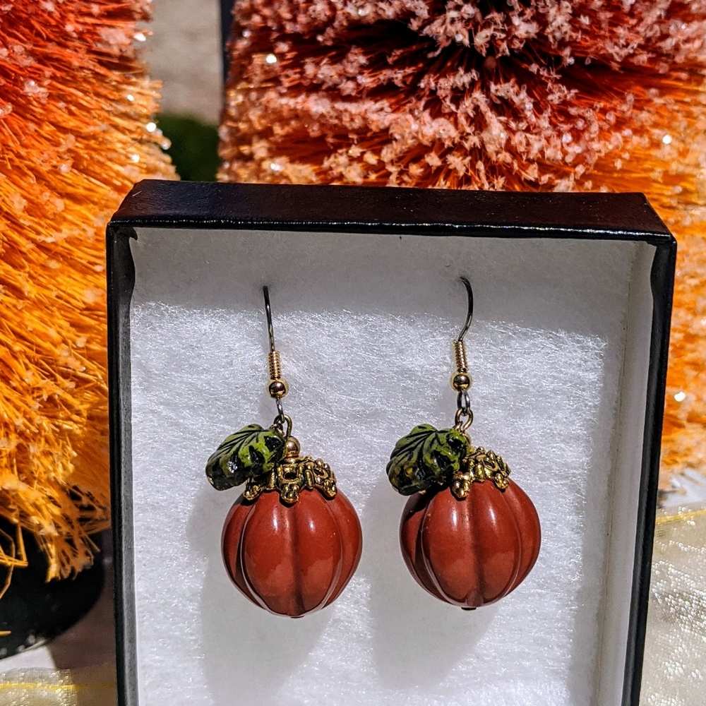 Halloween Pumpkin Earrings